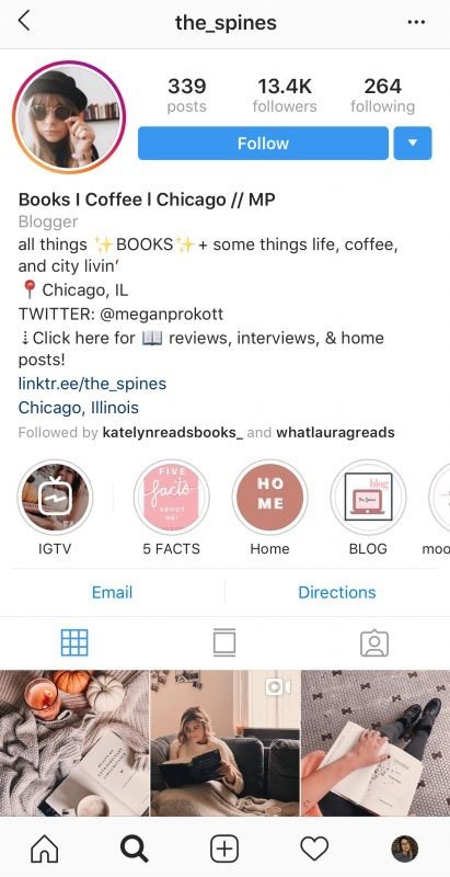 instagram profile