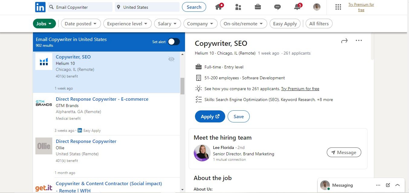 Email copywriter