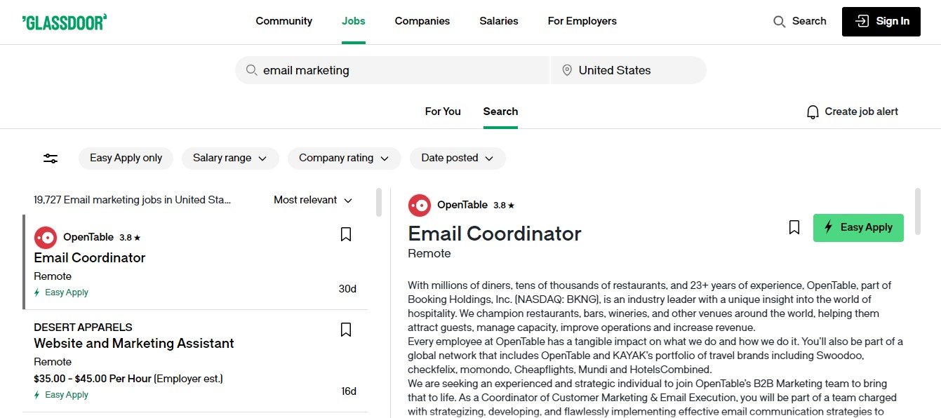email-marketing-jobs-glassdoor