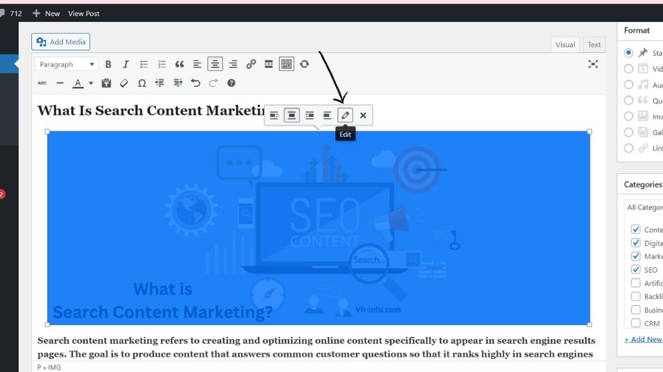 Click the Insert/Edit Link Button in image