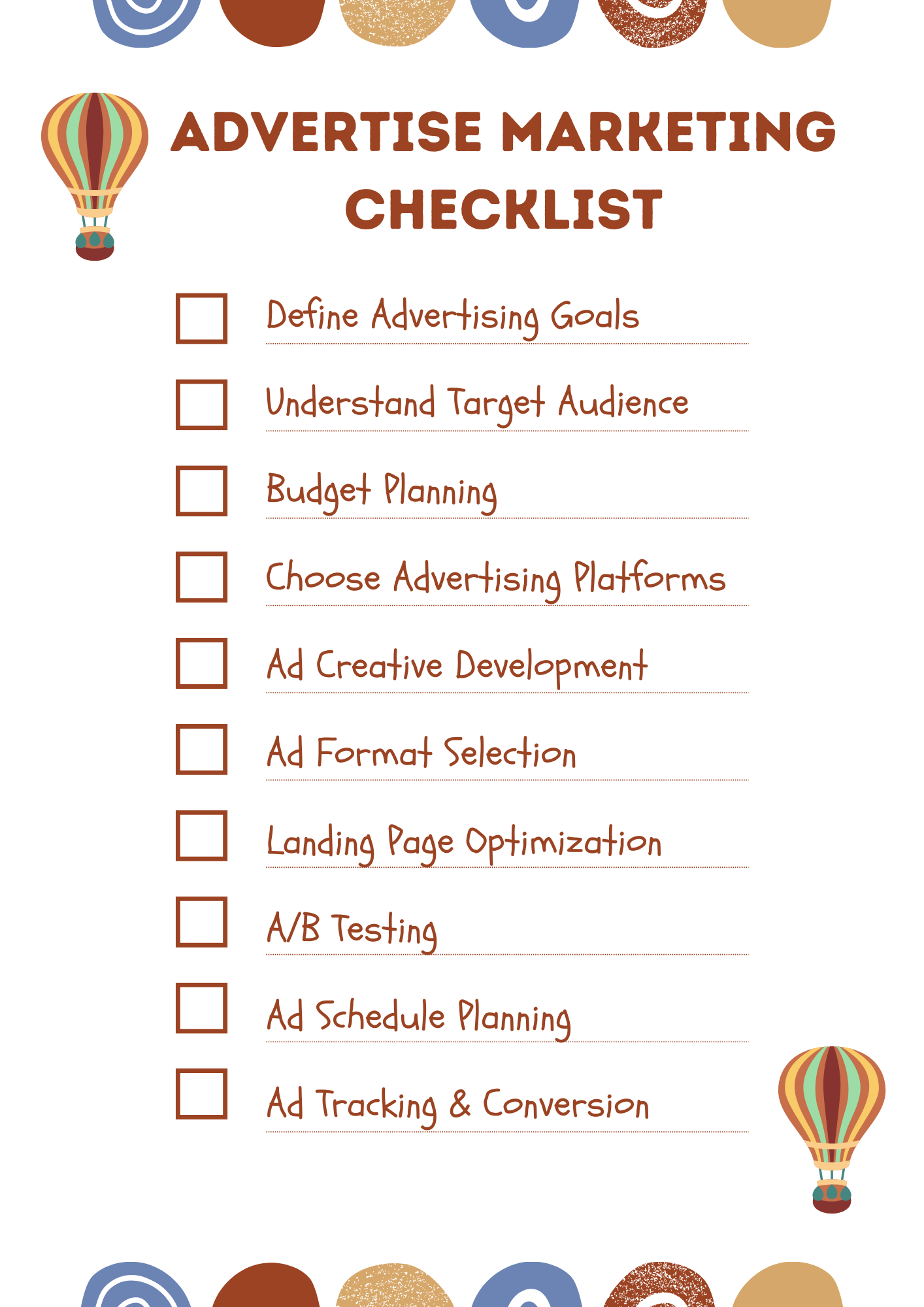Advertise-Marketing-Checklist