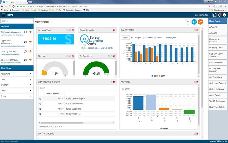 Epicor ERP Software