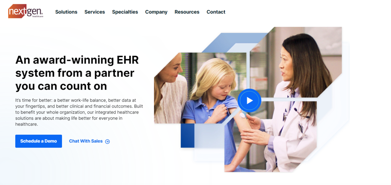 NextGen Healthcare for healthcare Industry