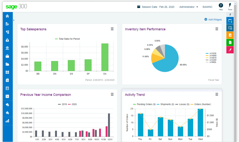 Sage ERP Software