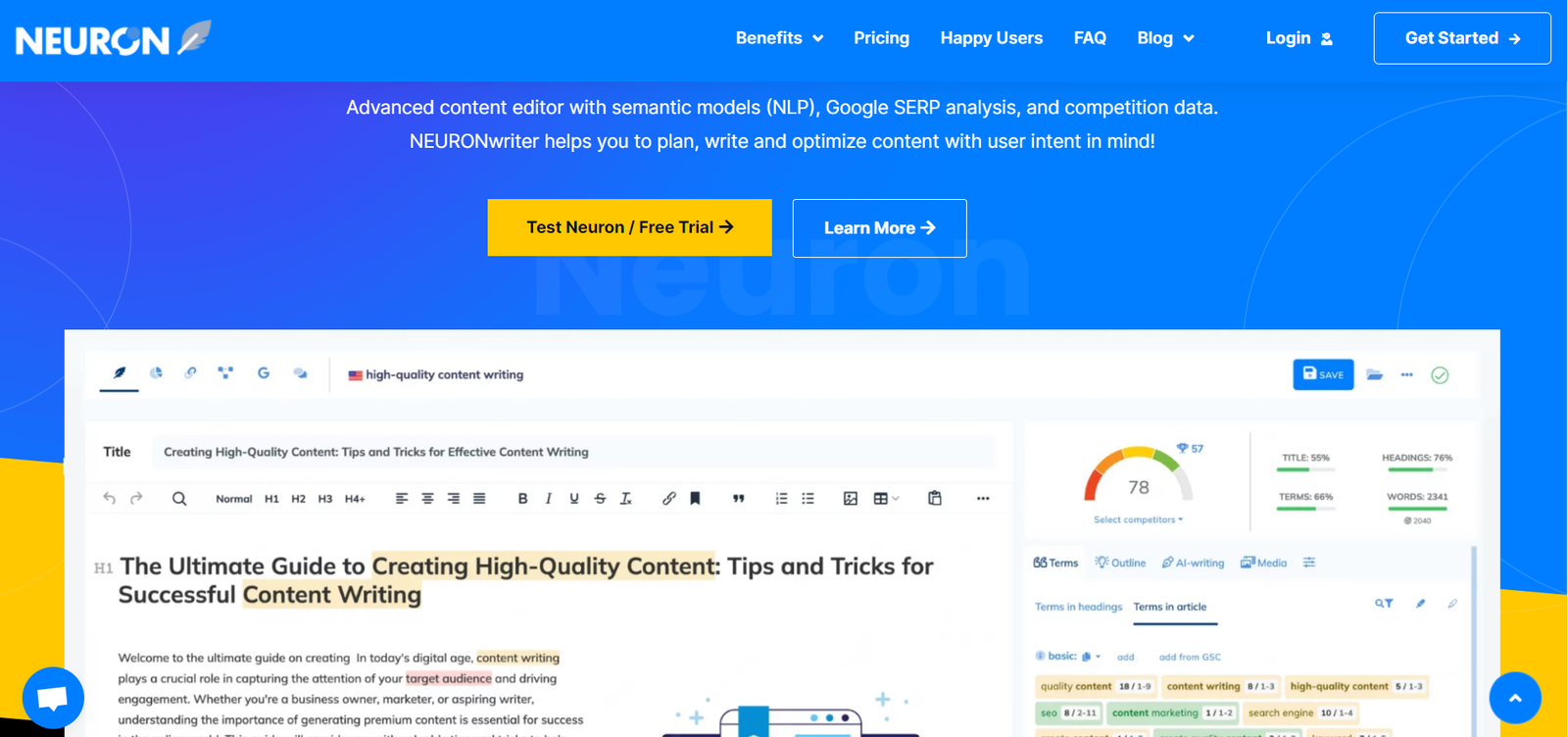 Neuwriter - Seo Content
