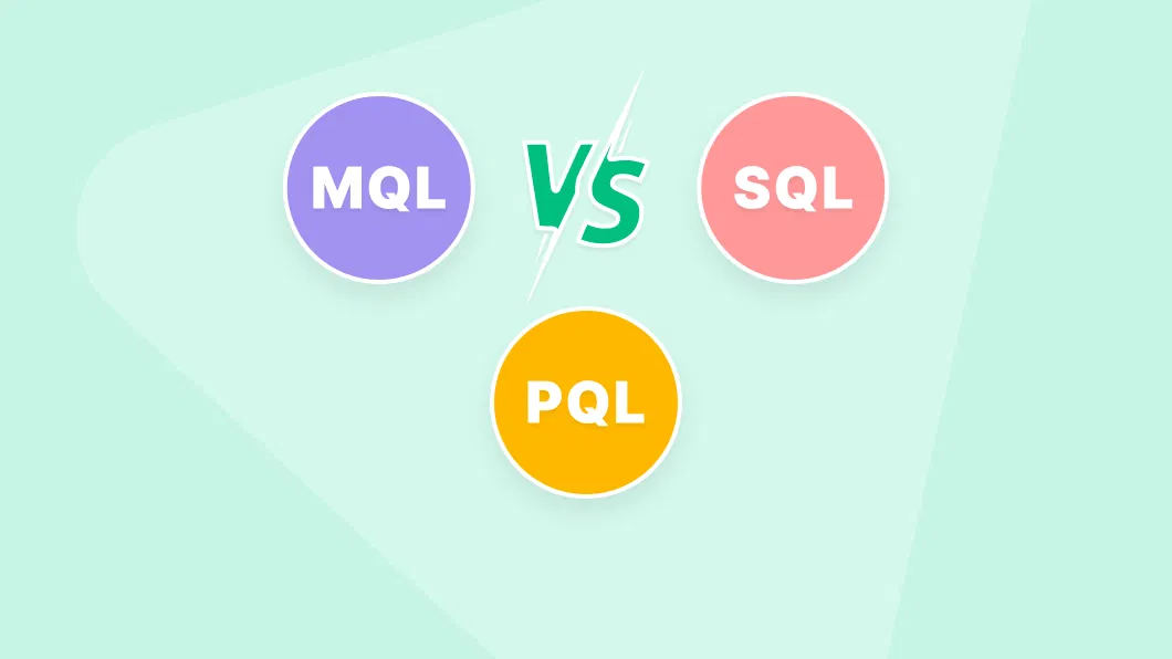 MQL Vs. SQL Vs. PQL