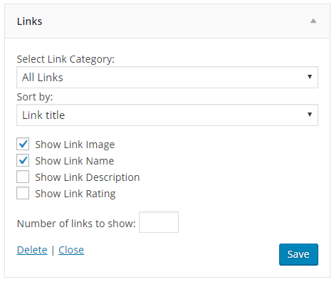Widget Links