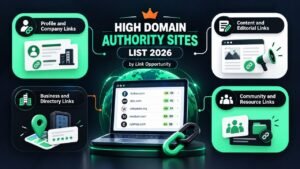 High Domain Authority Sites List 2026 by Link Opportunity