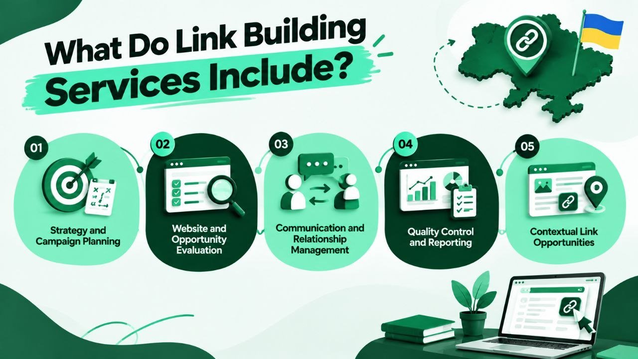 What Do Link Building Services Include?
